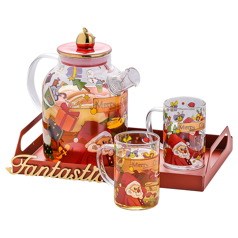 Special cookware set for brewing red wine, electric ceramic stove, high borosilicate glass, hot wine soup pot, health preservation Item Picture