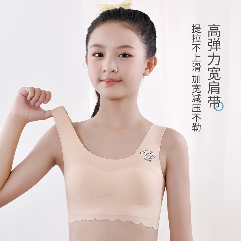 Girls' Bras Full Stage Girls' Underwear Junior High School Students High School Students Adolescent Development Girls' Small Vest