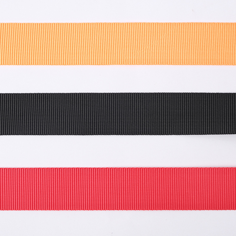 工厂现货批发涤纶彩色织带服装箱包辅料安全带仿尼龙服装纺织织带详情7