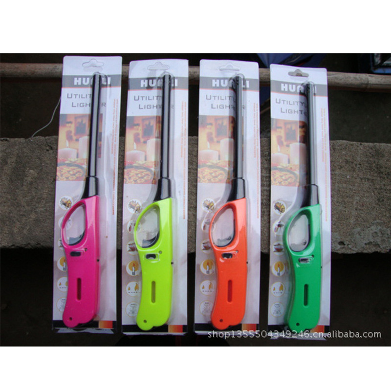 厂家直销厨房煤气点火器户外烧烤露营明火点火机便携丁烷气打火机