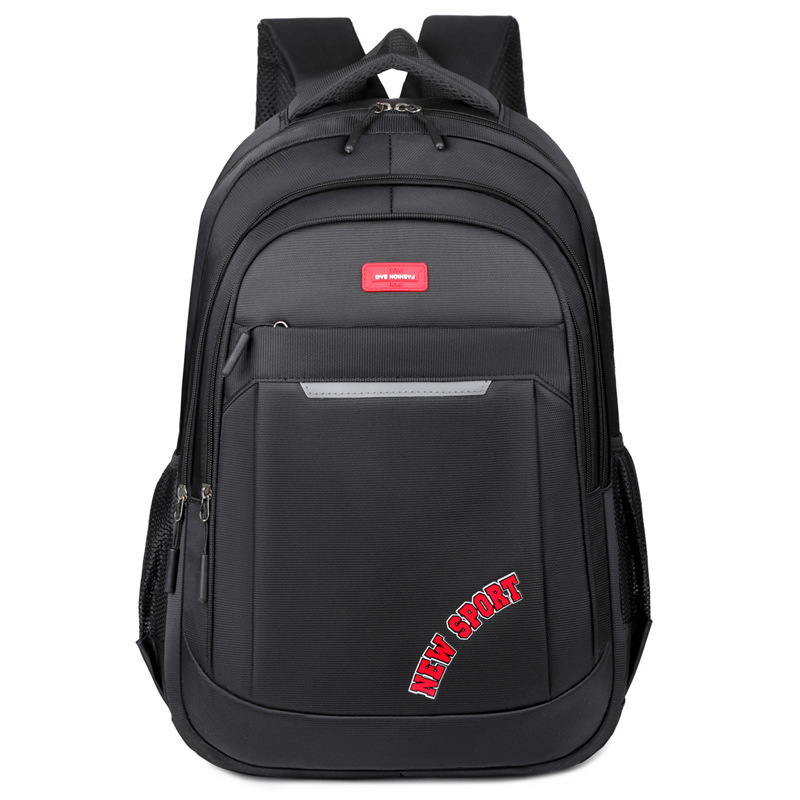 New backpack: Men's large-capacity schoolbag for junior high school, senior high school and primary school students, women's sports, travel and leisure computer backpack Item Picture