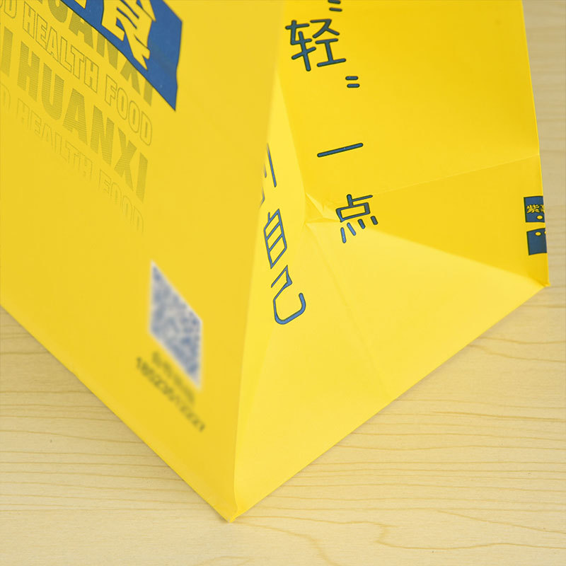 Wholesale of kraft paper handbags, milk tea takeout packaging bags, Christmas and New Year gift bags from the source factory Specification image