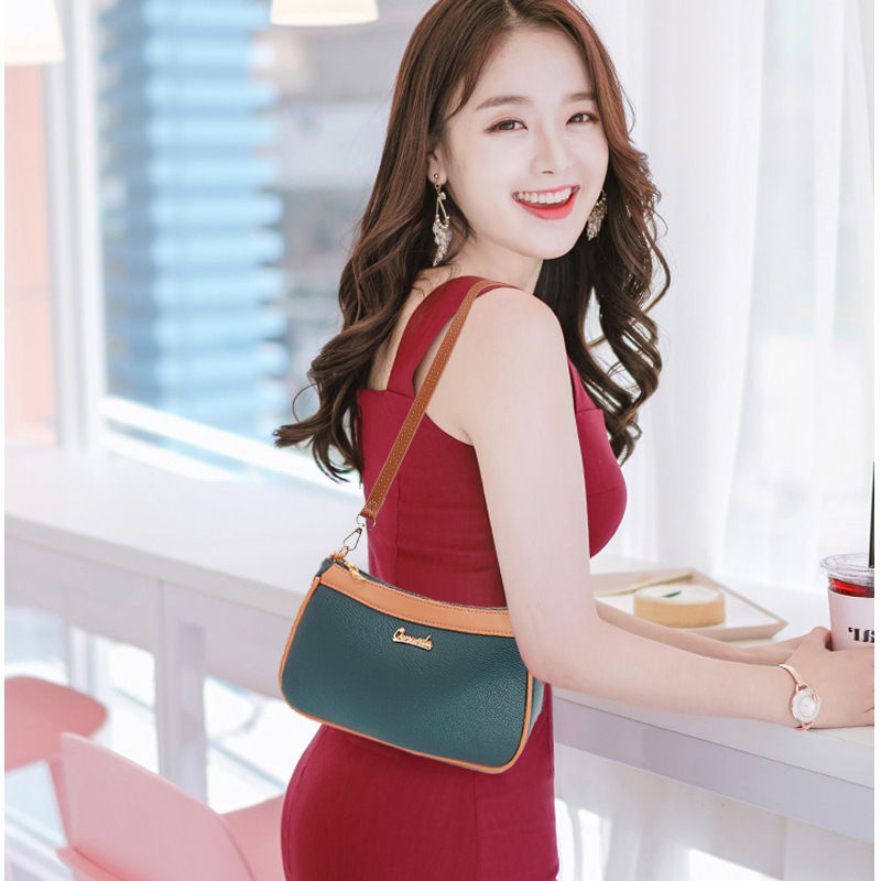 Bolso móvil crossbody mujer multiply 2025 nueva mujer texturizada bolsa de un hombro details Picture