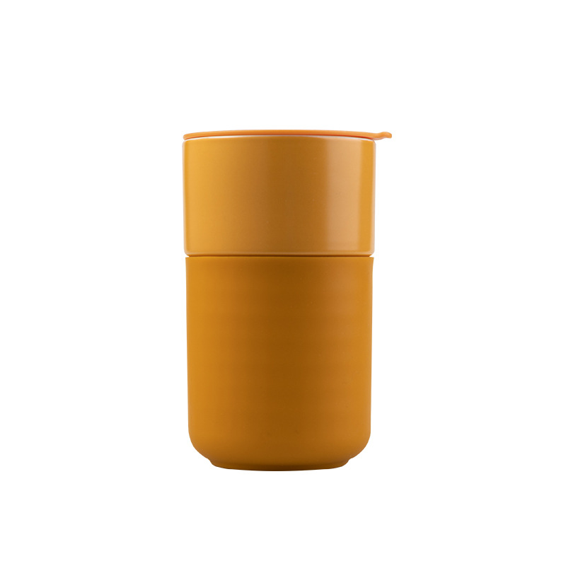 Nordic portable coffee cups, travel cups, simple men's and women's water cups, student ceramic, Amazon cross-border wholesale logo Item Picture