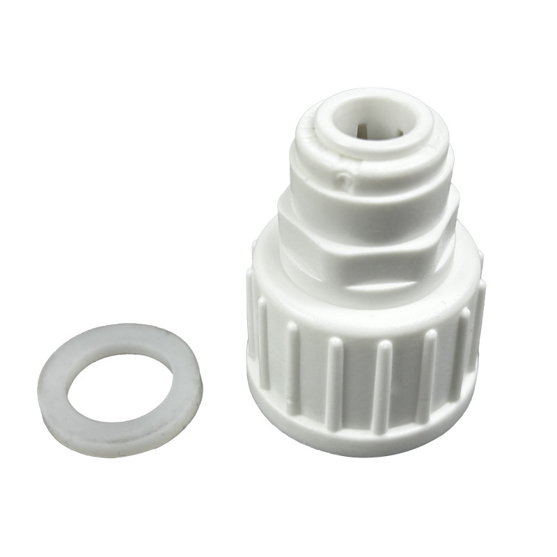 Water purifier Quick connector accessory 63N 6-point internal thread to 3-point quick connector straight through 6-point internal thread to 3-point Quick Connector Application Scenario