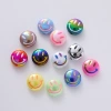 Smiling face acrylic jewelry diy accessories, ins niche heartwarming hand and hair accessories, handcrafted materials wholesale Specification image