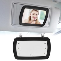 Car LED makeup mirror Car visor HD interior mirror Car touch switch universal mirror