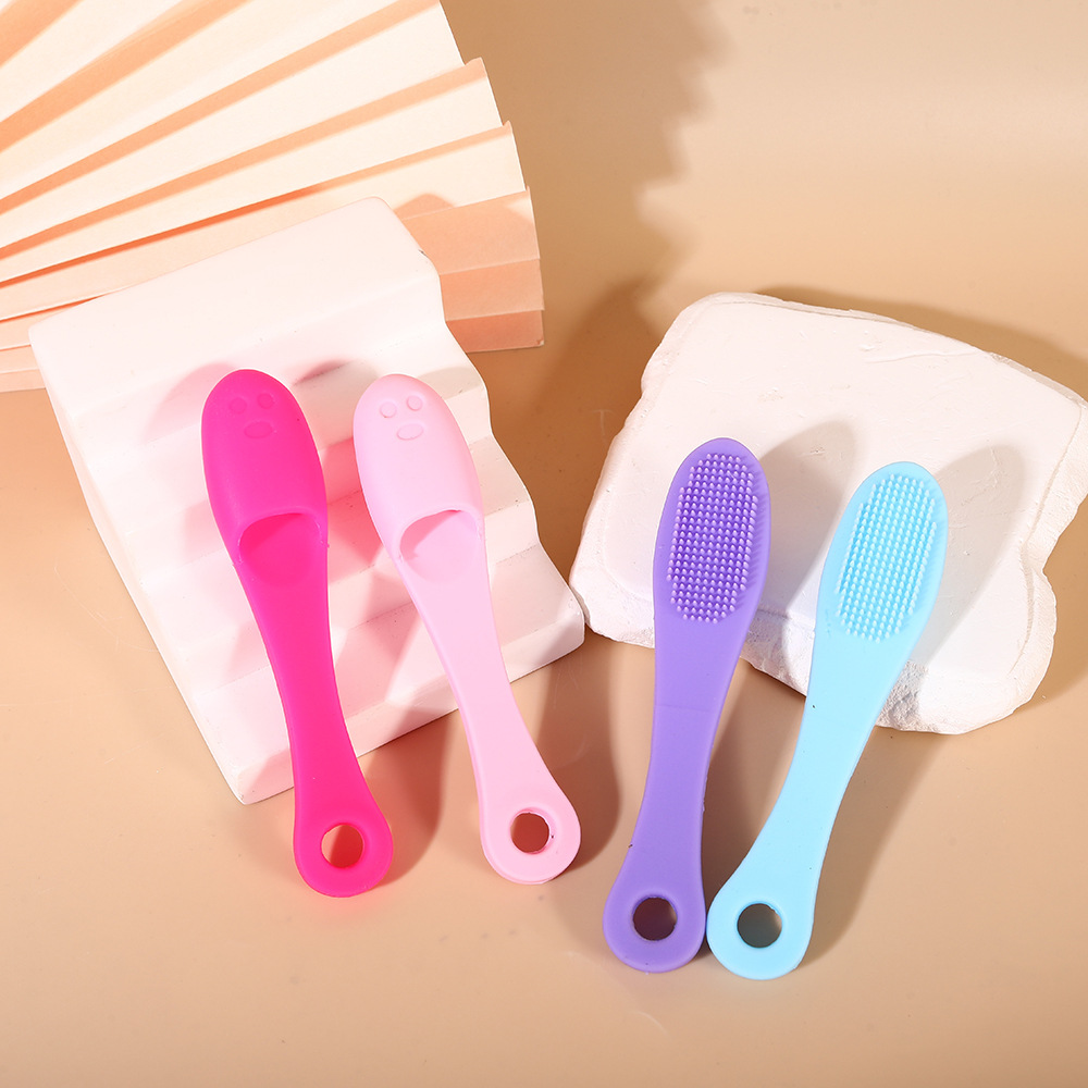 Finger Sleeve Brush, Nose Wing Soft Rubber Nose Tip Brush, Pore Cleaning Face Wash Brush, Soft Bristle Facial Cleansing Brush, Silicone Brush Wholesale