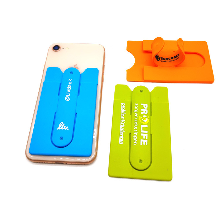 Factory Wholesale Silicone Mobile Phone Card Cover Silicone Mobile Phone Back Stick Silicone Card Cover Card Can Be Customized Various Logos Application Scenario