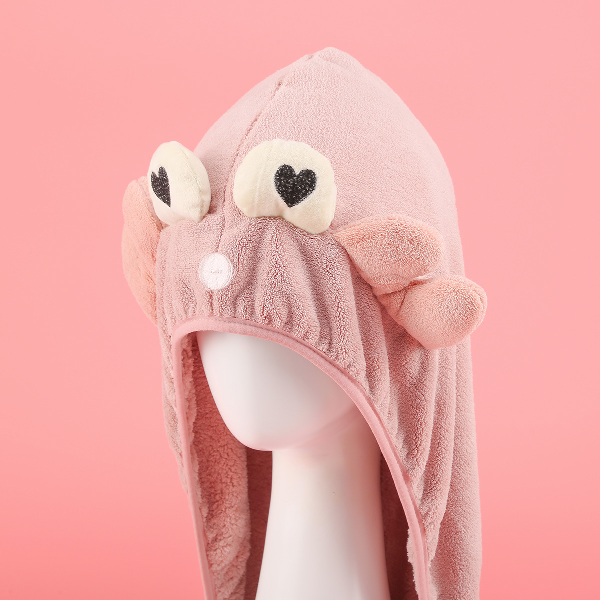 Crab Baby Cartoon Dry Hair Hat Super Absorbent Quick Drying Cute Turban Thickened Wipe Turban Towel Dry Hair Towel details Picture