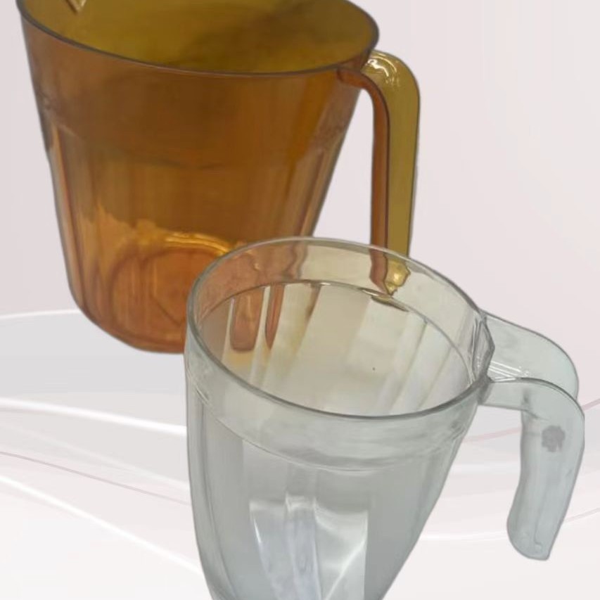 Simple and elegant texture, home toothbrush and mouthwash cup, multi-functional toothbrush, draining toothpaste, storage bucket, couple transparent tooth cup holder details Picture