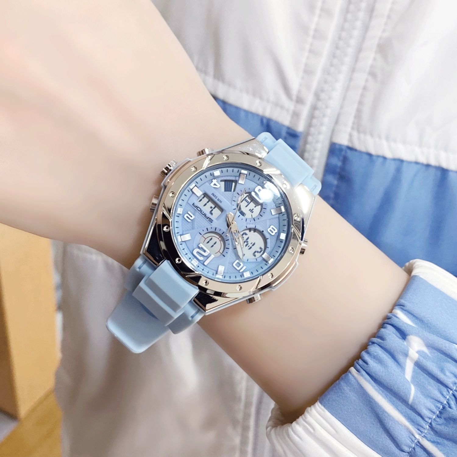 手表/卡西欧/电子表/卡西欧小方块/创意潮流玩具细节图