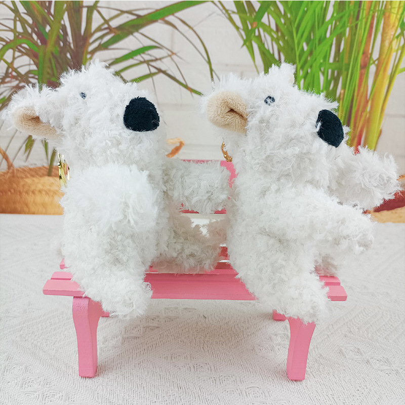 Wholesale of cute puppy figurines, keychains, pendants, couple bags, pendants, dolls, plush toys and gifts details Picture