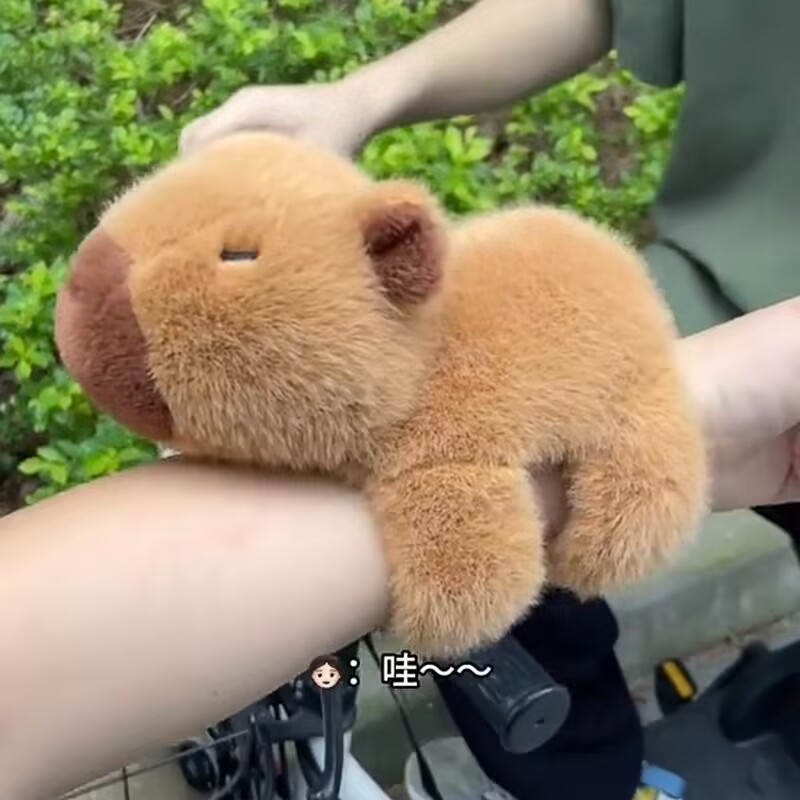 Wristband, wrist, plush toy, Capybara, capybara, cute plush toy, and popular cross-border doll Application Scenario