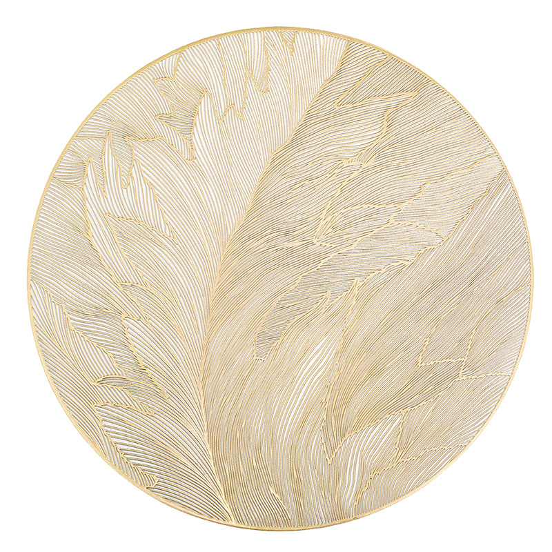 一棵树隔热垫/杯垫/隔热垫一棵树/棉线西餐垫/皮革餐垫白底实物图