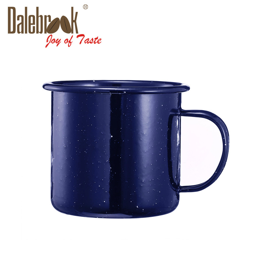 Dalebrook搪陶瓷马克杯水茶杯子 咖啡杯带盖 旅行茶具口杯  盖杯图
