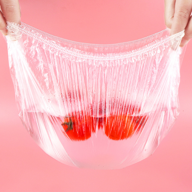 Food Grade Thickened Disposable Plastic Wrap Wrap Bag Refrigerator Sealed Bowl Cover Elastic Household Fresh-Keeping Cover Dish Application Scenario