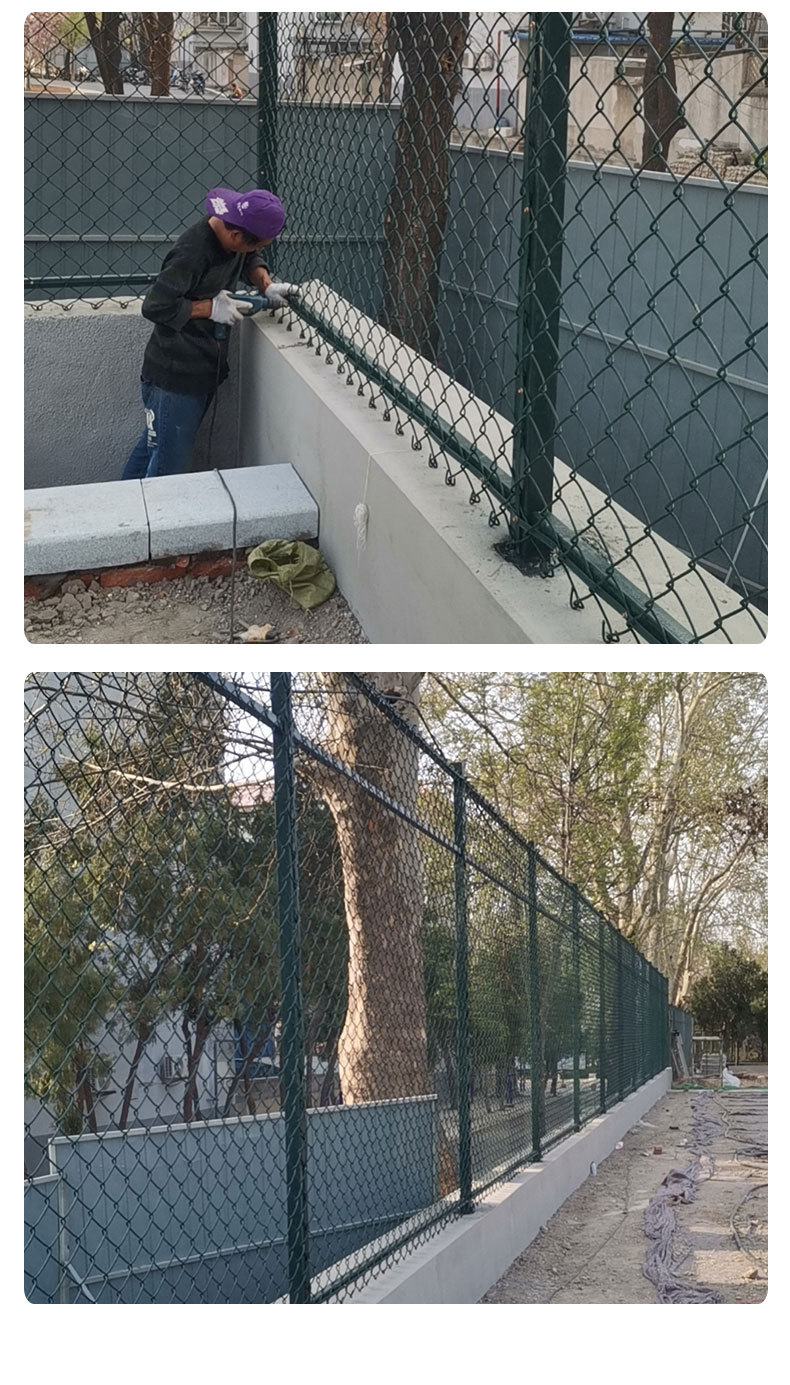 养殖牛羊勾花网果园绿化圈地防护网机场公路工地安全隔离防护网详情6