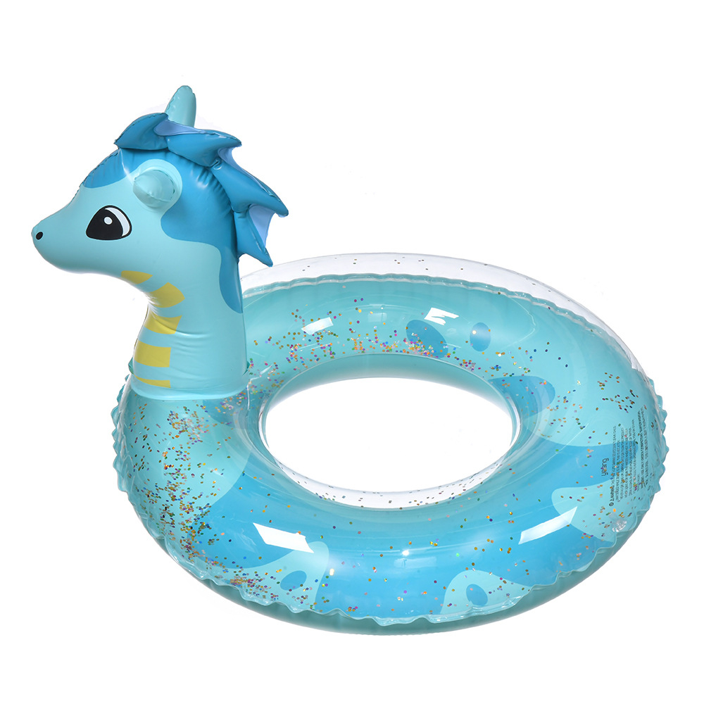 Cartoon inflatable little crocodile swimming ring, portable armpit swimming ring for children, men's and women's life buoys, thickened inflatable swimming ring Application Scenario
