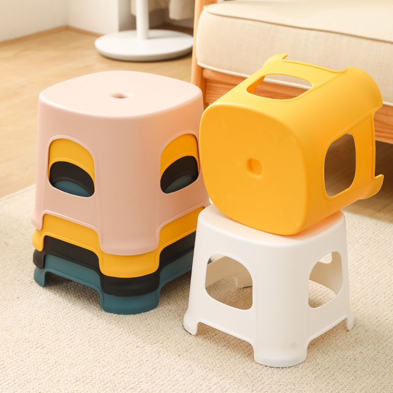 Children's Plastic Bench Thickened Bathroom Non-Slip Foot Baby Foot Bath Low Stool Home Stool details Picture