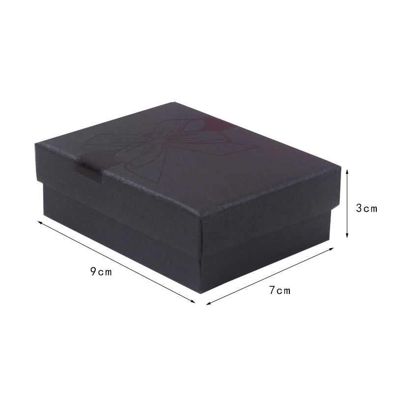 Paper Necklace Earrings Display Storage Box Night Market Gift Box Earrings Earrings Jewelry Storage Application Scenario
