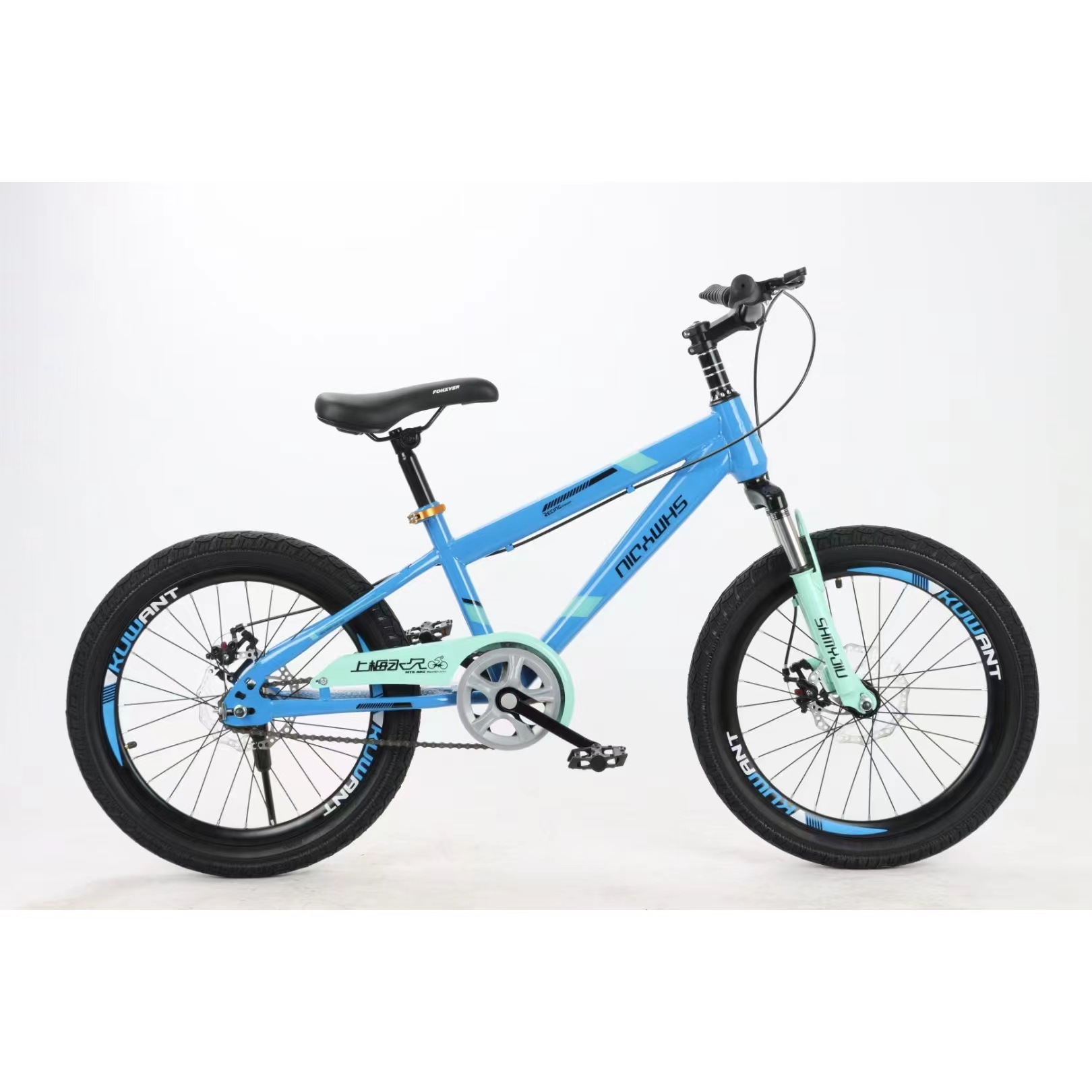 全新极速儿童山地车自行车18寸20寸22寸前后碟刹减震款代发脚踏车