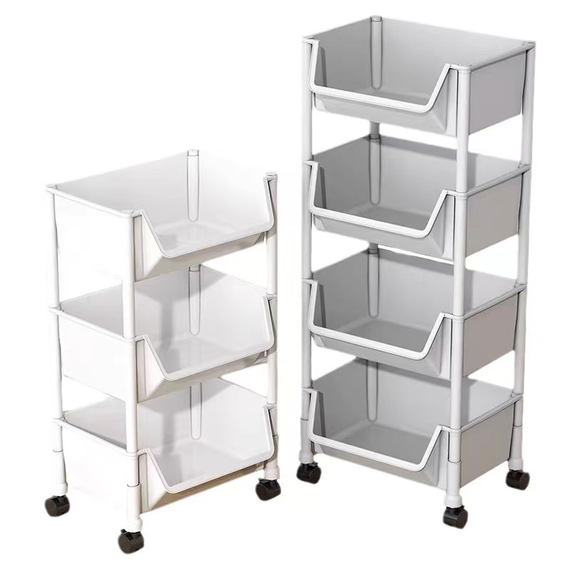 移动书架/书立书架白底实物图