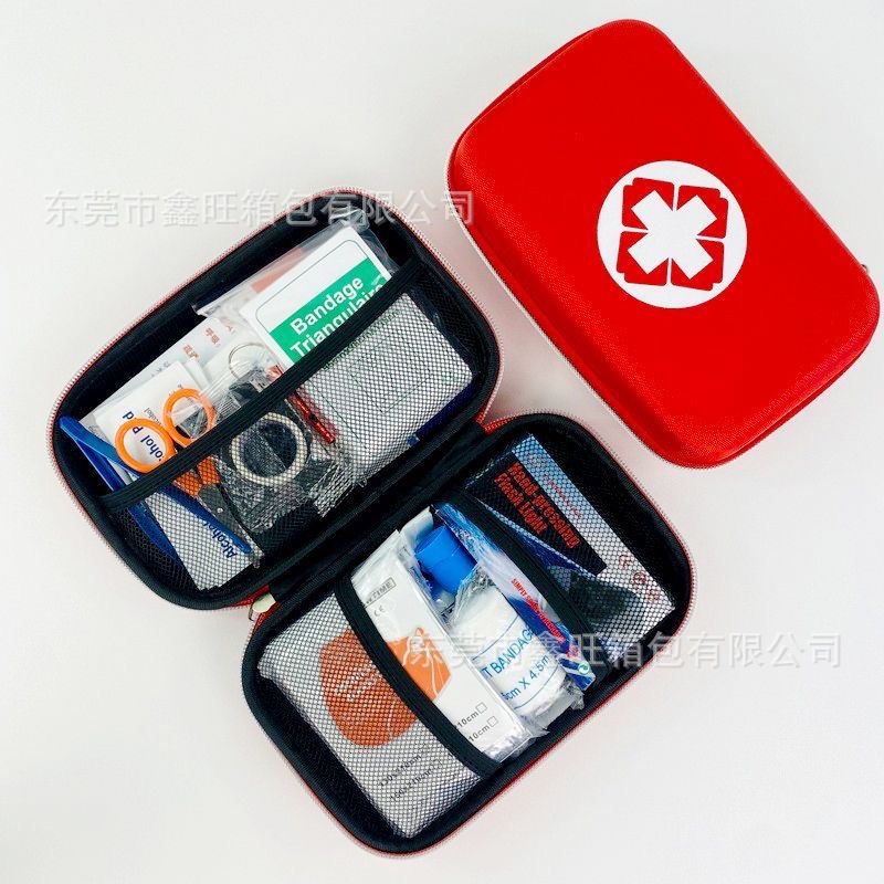 Customized cross-border EVA first aid handbags, portable medical rescue emergency kits for vehicles, and home medical storage bags Specification drawing