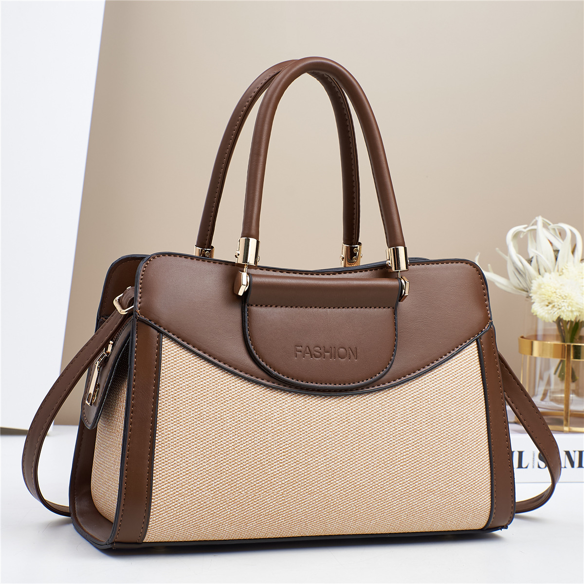 Simple Mini New Foreign Trade 2024 New One-Shoulder Ladies Atmospheric Ladies Handbag Summer