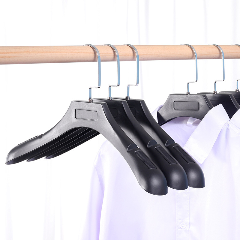807塑料磨砂衣架西装展示服装女衣架批发807#成人款
