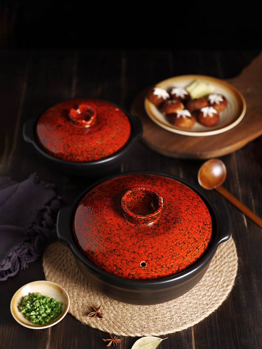 中式高颜值新款砂锅炖锅家用明火耐高温煲汤陶瓷沙锅批发