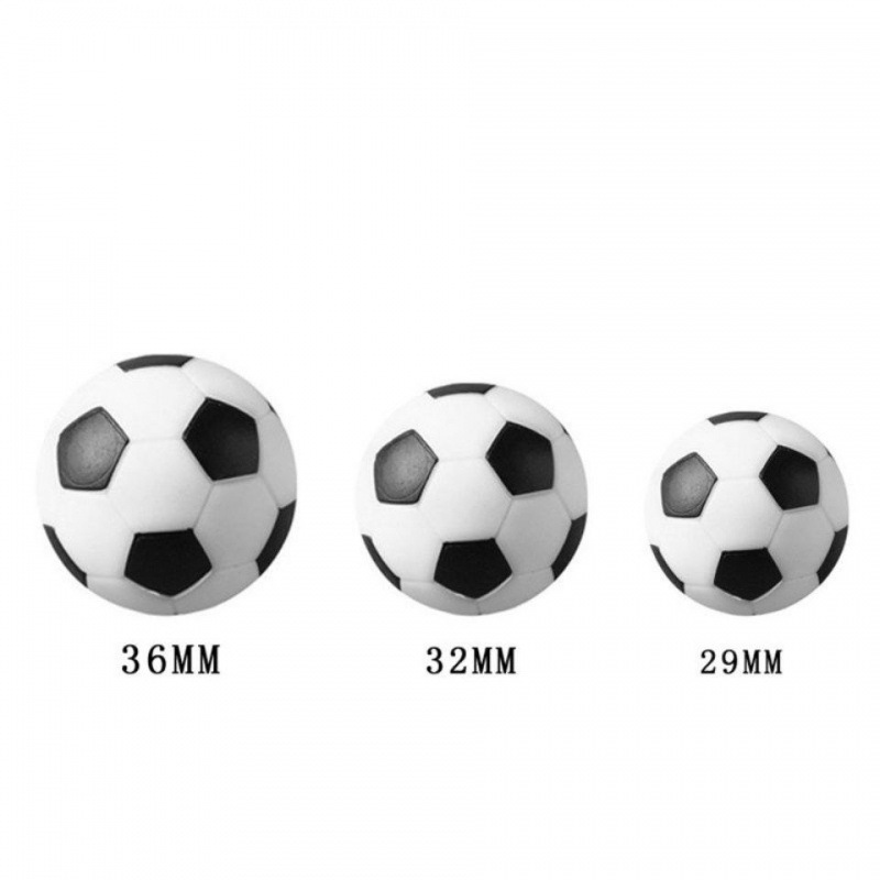 桌子户外折叠桌上足球机配件配套球桌球黑白小球球足球足球桌配件