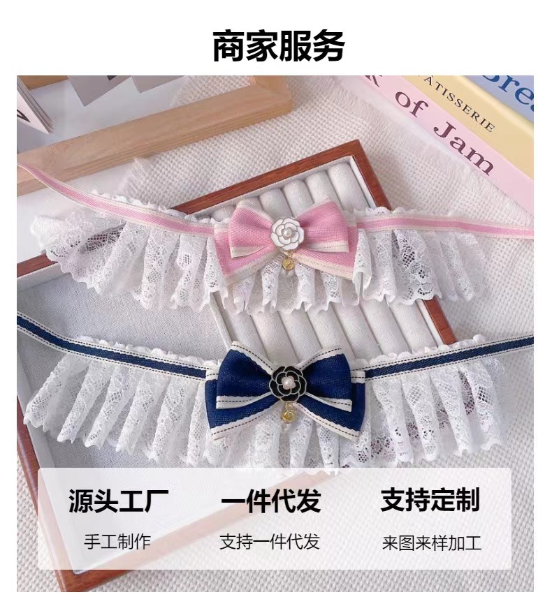 新款狗狗口水巾宠物围巾猫咪中小型围嘴宠物饰品围脖围兜领结用品详情18