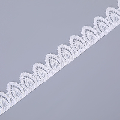 New elastic semi-oval lace-trimmed dress as wedding dress processing accessories Application Scenario