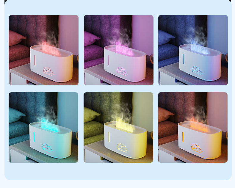 2025新款云朵火焰香薰機(jī) 家用臥室小型便攜usb香薰機(jī)詳情7