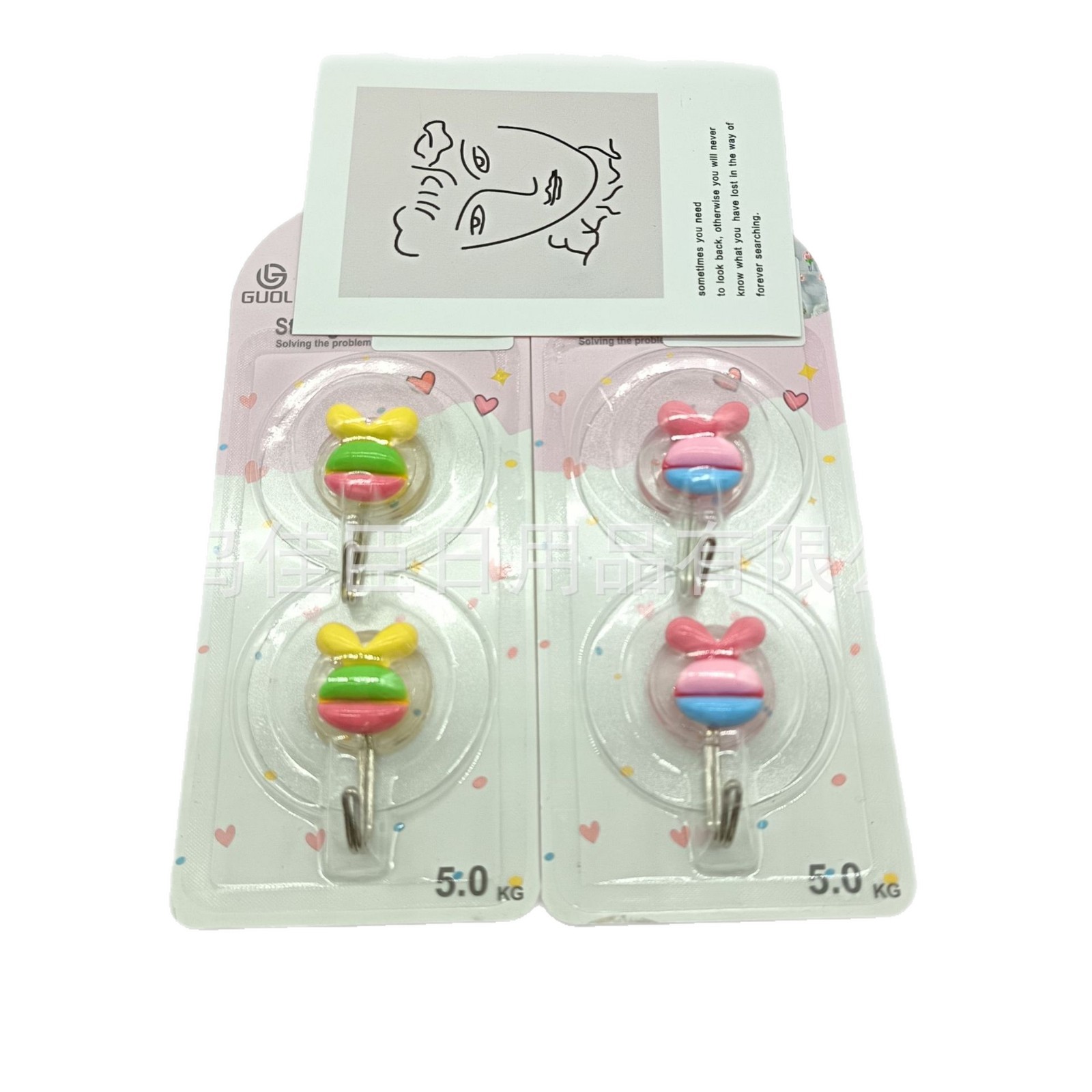 Amazon's best-selling wholesale Instags-style, light luxury, cute and cute design, sticky hooks, creative hooks, traceless hooks, and powerful hooks Item Picture