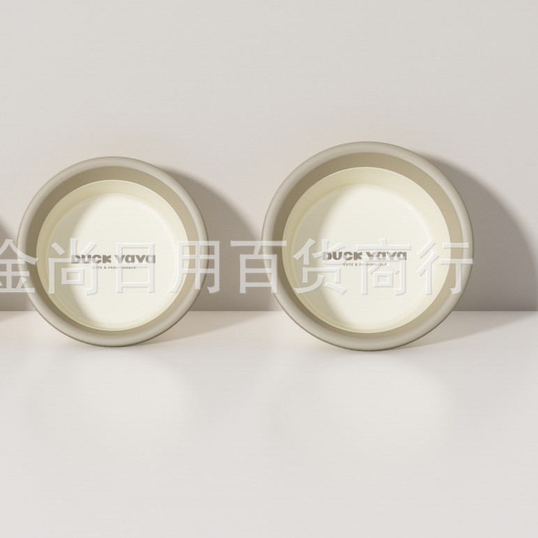 Thickened folding basin, large portable household collapsible water basin for babies, baby folding washbasin, bath basin, bathtub details Picture