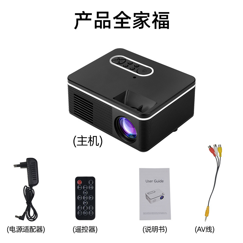 The new H90 Mini Mini Projector Home LED portable small projector HD 1080P Application Scenario