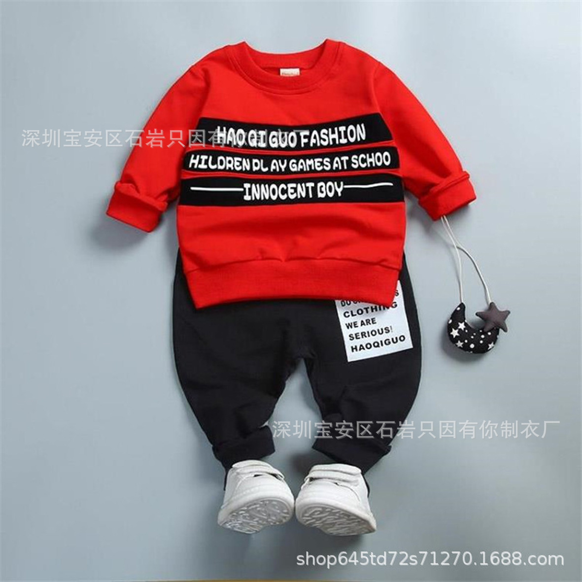 "Foreign trade Spring Children's Cheap clothes and children's sets Alibaba Clothing Network. Specification image