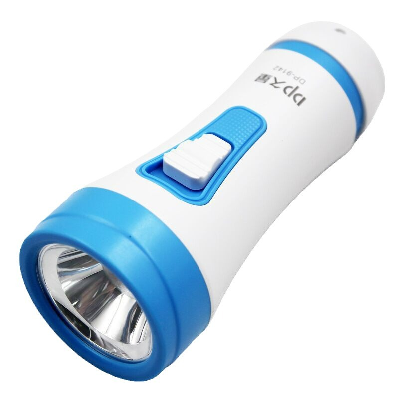 Dp-9142 Rechargeable Led Small Electric Long Shot Ultra Bright Household Flashlight Single Light 2 Speed Gift Wholesale Item Picture