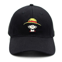 Japanese anime around One Piece embroidered baseball cap nautical king Luffy Card casual men and women shade cap