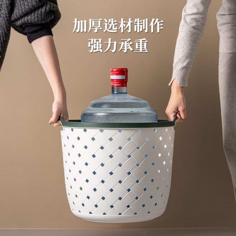 G70 Creative faux Leather texture dirty clothes Basket, laundry basket, Japanese household large bathroom storage basket, clothes storage basket Application Scenario