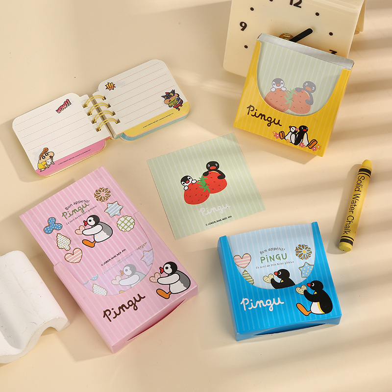 Cartoon notepad in stock, ins girls' heart tear-off sticky notes, creative student irregular note-taking sticky notes details Picture