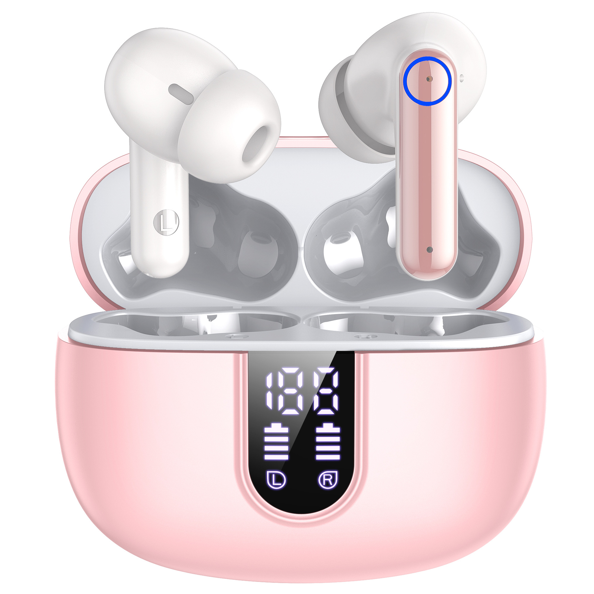 跨境外贸私模2025年新款蓝牙耳机TWS入耳式降噪真无线运动长续航