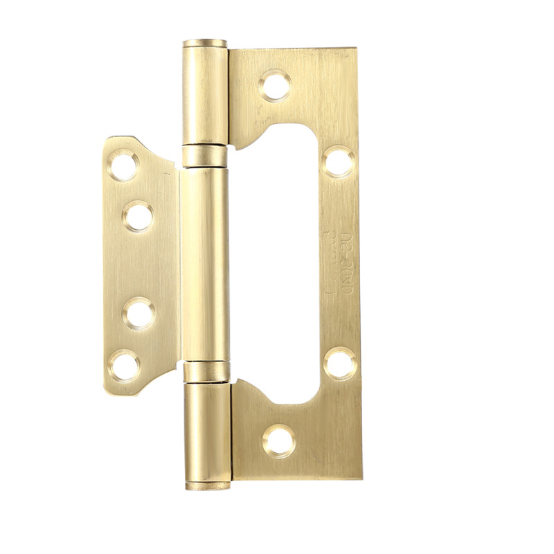 4 "5" stainless steel child and mother hinge non-opening slot door page silent bearing loose leaf bedroom door door solid wood door fold Item Picture