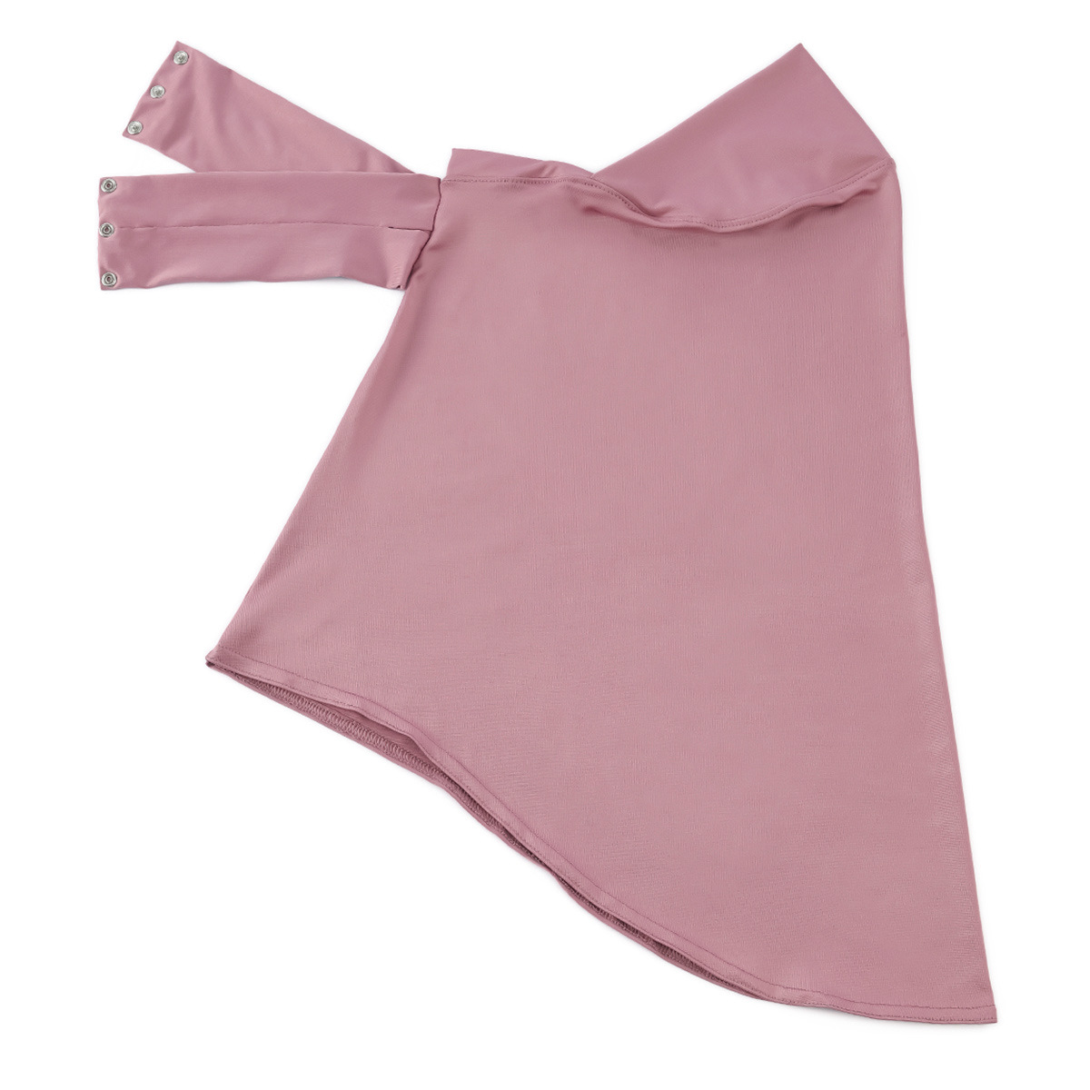 纯色新款下巴纽扣方便包头头巾女马来热销打底帽女 Instant Hijab详情8