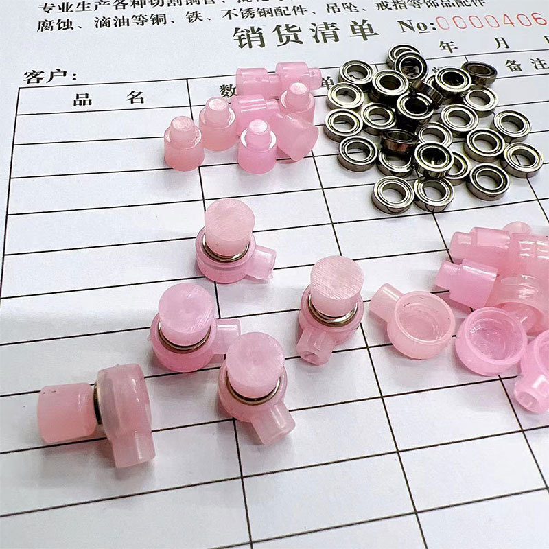 diy best-selling hair clips and hair strings, rotating small bearings, resin accessories, clothing and headwear accessories, cream glue materials Specification image