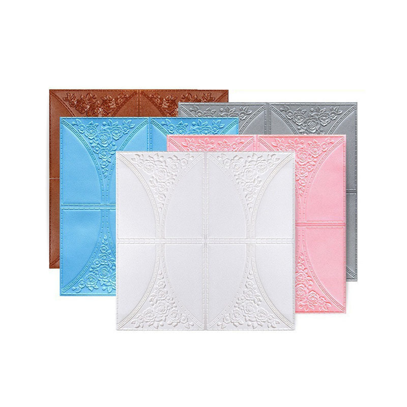 3D Three-Dimensional Wall Stickers Wall Wallpaper Foam Flexible Packaging Decoration Bedroom Waterproof Moisture-Proof Anti-Collision Tv Background Wall Item Picture