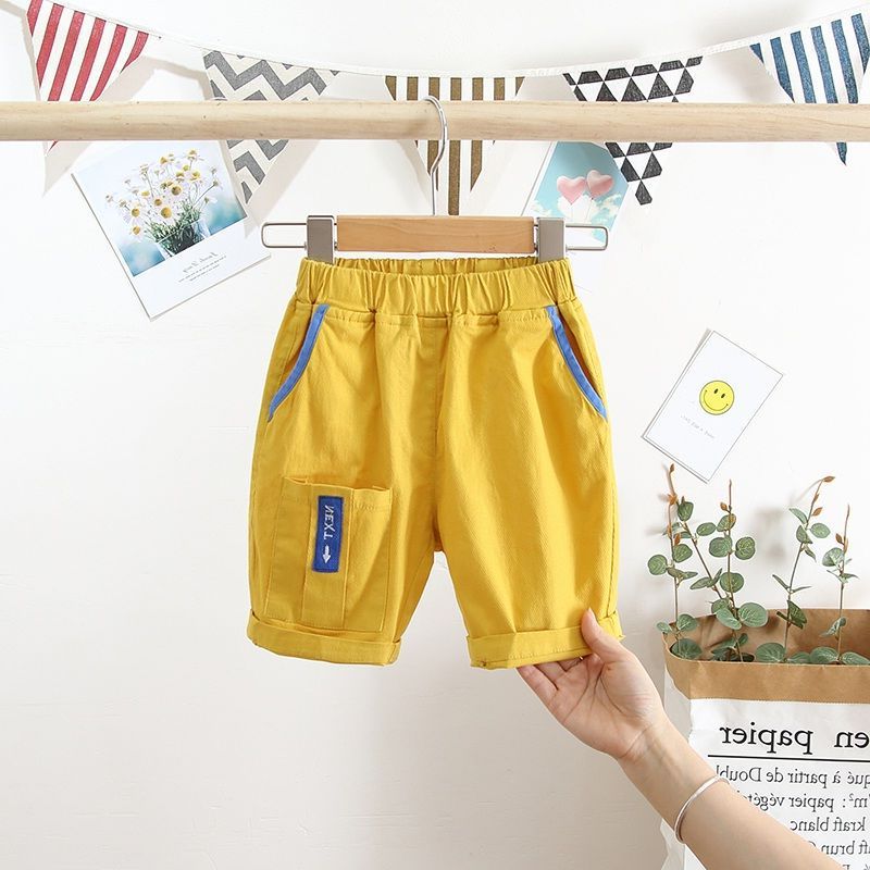 Boys, babies, five-inch pants, children's summer new versatile casual shorts, kids' cool summer pants, fashionable pants trend Specification image