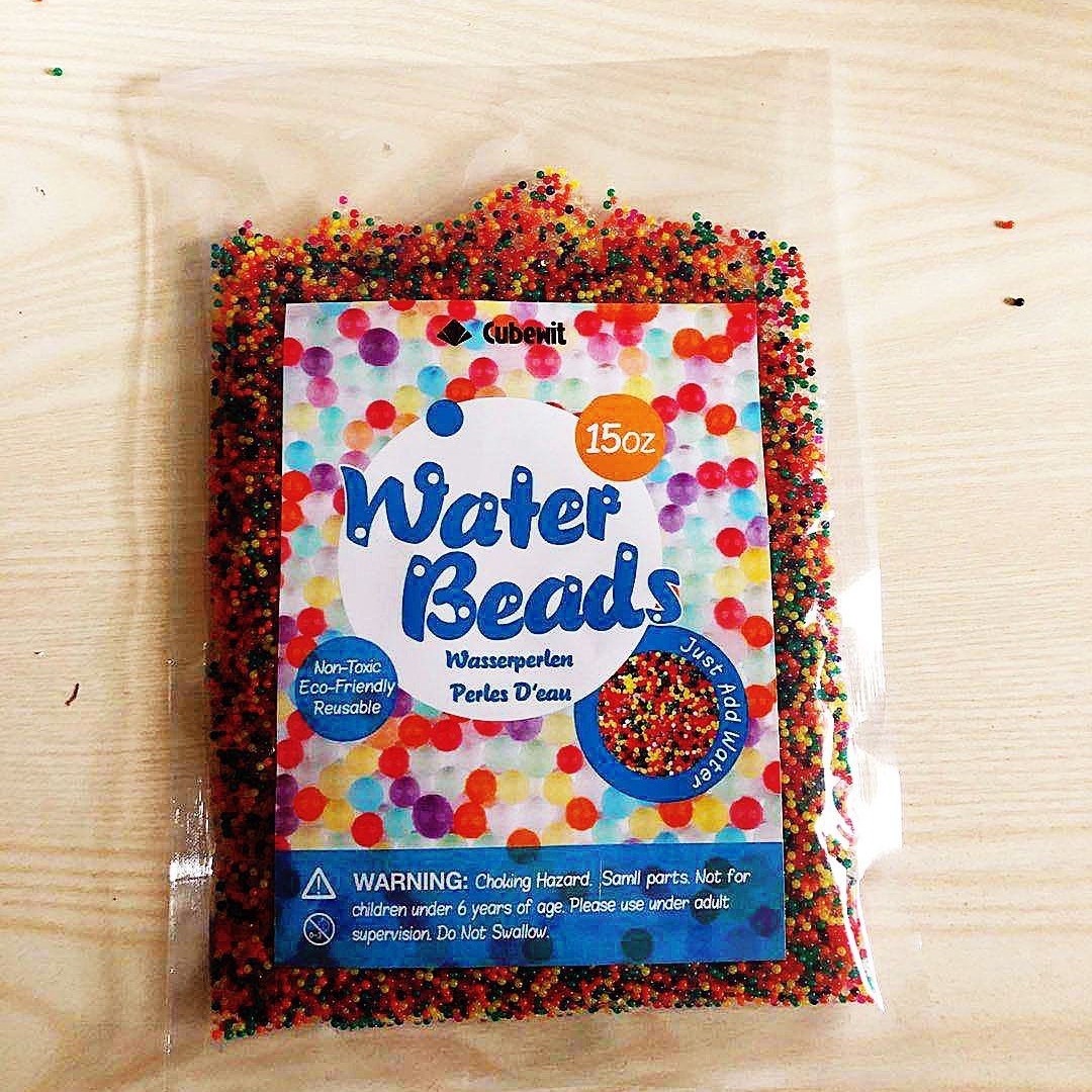 鼎浩 WATER BEADS DIY 270克袋装 水晶彩泥 无土栽培基质 泡大珠吸水珠 海绵宝宝